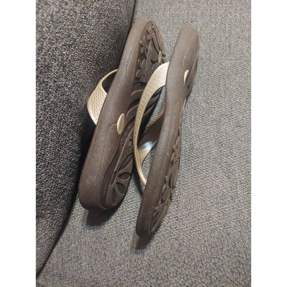 Okabashi Sandals Women's Size M (7-8) Flip Flops Made In U.S.A Summer Beach - Picture 7 of 7